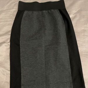 Tight fitted knee length skirt